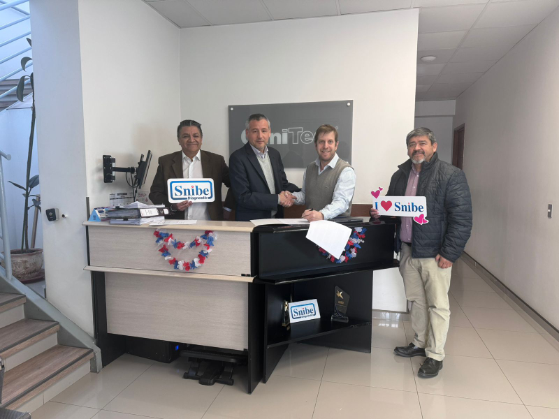 Firma de acuerdo de colaboracion entre dr diagnostics - clinitest-snibe Firma de acuerdo de colaboracion entre dr diagnostics - clinitest-snibe